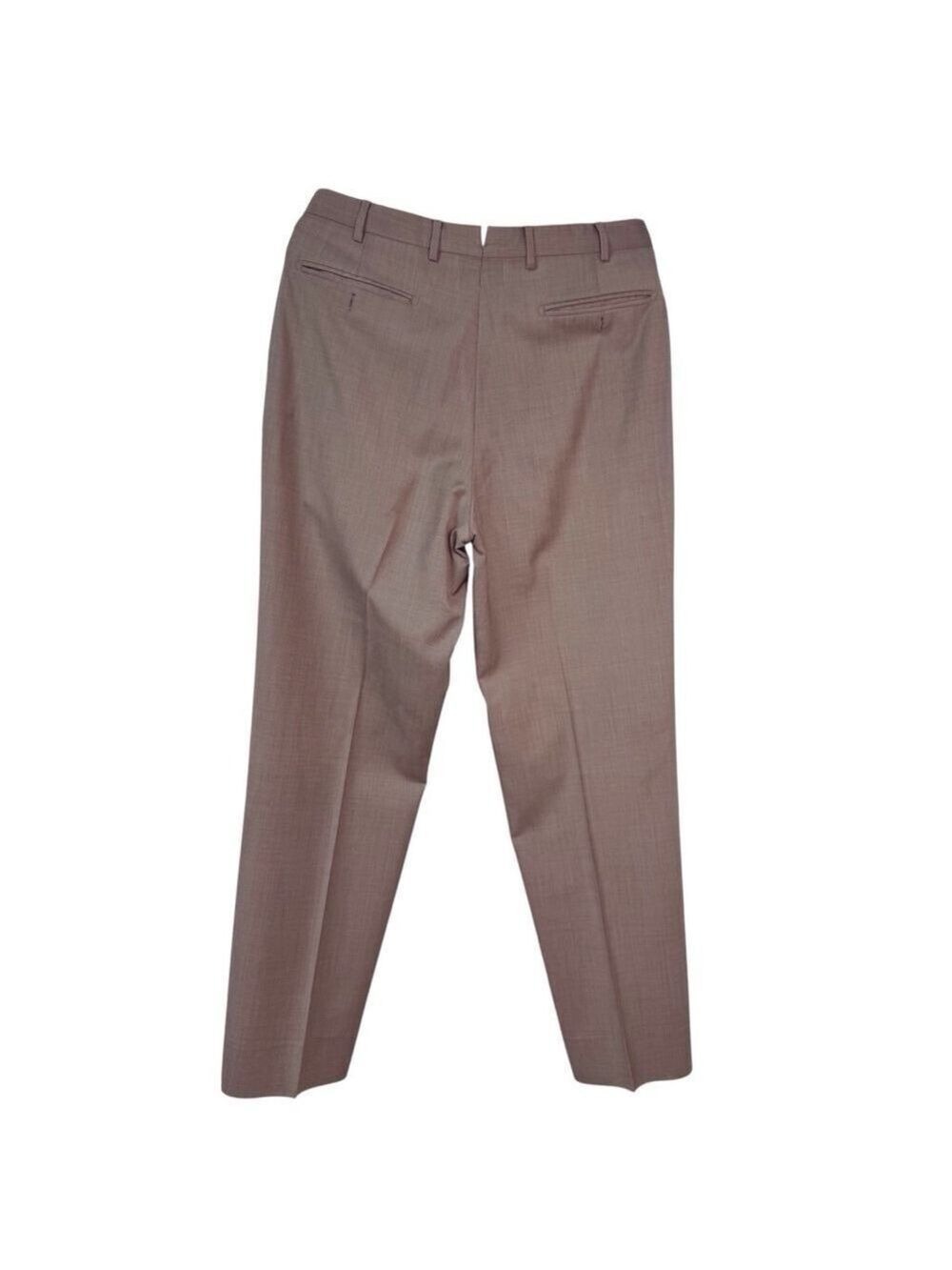 Zanella Platinum Trousers Tan Wool Size 34 - Picture 3 of 11